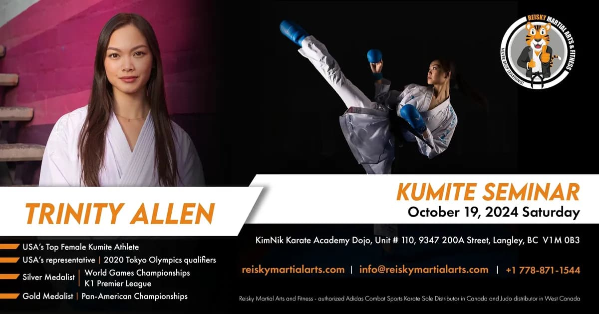 High Intensity Kumite Seminar with Trinity Allen at KimNik Karate Academy